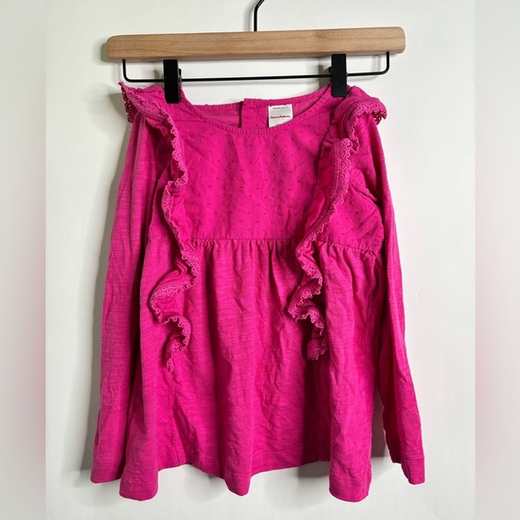 Hanna Andersson Pink Tunic Top size 6-7 Kids Girls - Picture 1 of 5